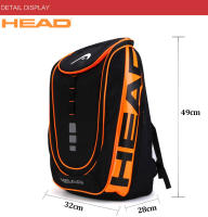 Mochila De Tenis HEAD Radical Para Hombres Y Mujeres Bolsa De Raqueta De Padel Doble Pack Material De Poliéster Deporte Racket - details 0