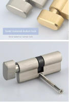 Cilindro De Cerradura De Reemplazo Para Puertas Internas De Hogar Antirrobo Aleación De Zinc Aleación De Cobre 60mm 70mm 80mm Con Llaves - details 4