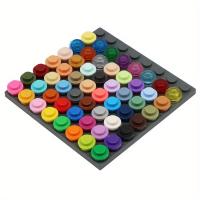 Kit De Arte Pixel DIY Con 100 Piezas De Bloques De Construcción 1x1 Placa Redonda Compatible Con Legos Regalo Educativo Para Niños - details 1