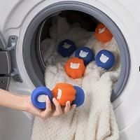 3pc/6pcs Pelota De Eliminación De Pelo Para Máquina De Lavar Y Secadora Reciclable Reduce Arrugas Ahorra Tiempo De Secado Gratis Elimina Pelo De Mascotas Y Ropa - details 4