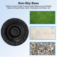 Cubierta Protectora Para Punta De Bastón De Caminar Antideslizante 16-22mm Para Trekking Senderismo Y Escalada Material PVC - details 5