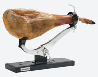 Buarfe Jamonero Elite Inox. Gama DELUXE Base Madera de Haya Lacado Wengué - details 1