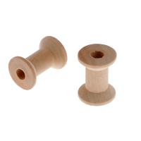 10 Piezas De Hilo Vacío En Madera Natural Bobines Para Costura Y Artesanía Tamaño 28x21mm Herramientas De Costura Accesorios Para Ropa DIY - details 4