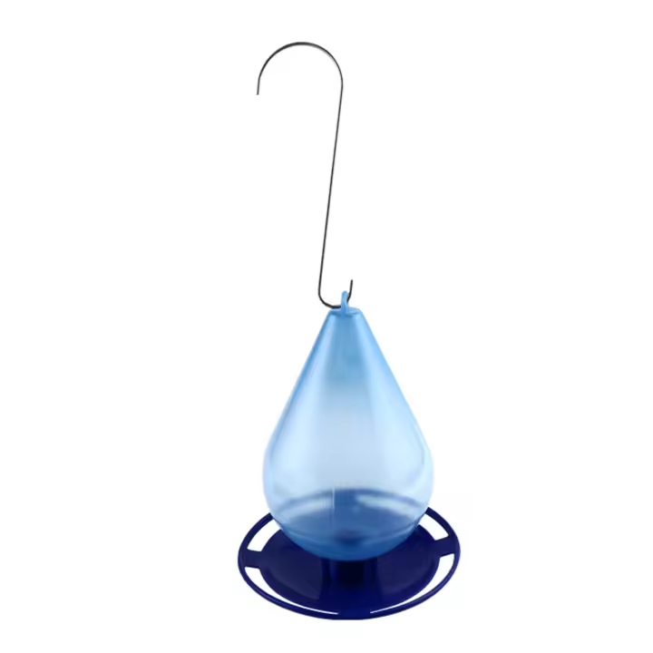 Comedero colgante automático exterior para pájaros, comedero anticaída y resistente al desgaste para pájaros colibríes para descansar y beber - 1