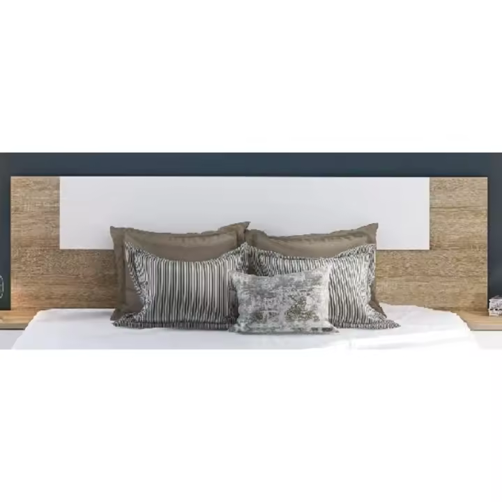 CABECERO MATRIMONIO MODELO CHAMPION CAMBRIA-BLANCO  DST MUEBLECENTER - Envío Gratuito. - 1