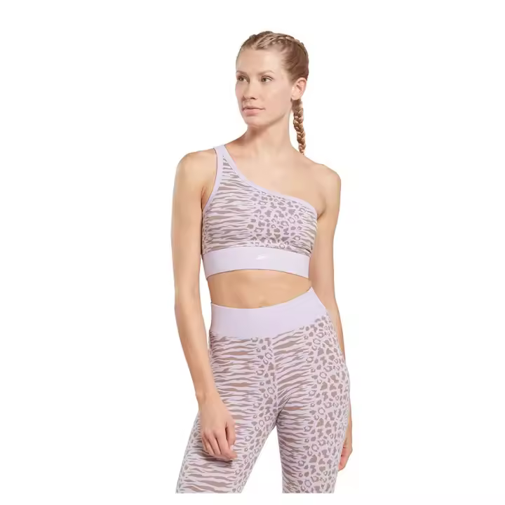 Ropa mujer Tops y sujetadores deportivos Reebok Sujetador Deportivo Cotton Lila - 1