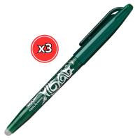 BOLIGRAFO BORRABLE PILOT FRIXION BALL 0.7 PACK DE 3 UNIDADES / COLORES VARIADOS: NEGRO, AZUL ROJO Y VERDE - details 3