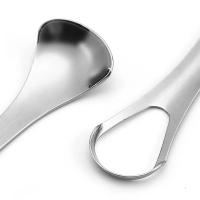 Limpia Lenguas De Acero Inoxidable 3/4 Piezas Herramienta De Limpieza Oral Reciclable Para Frescura De La Boca Con Caja De Viaje - details 4