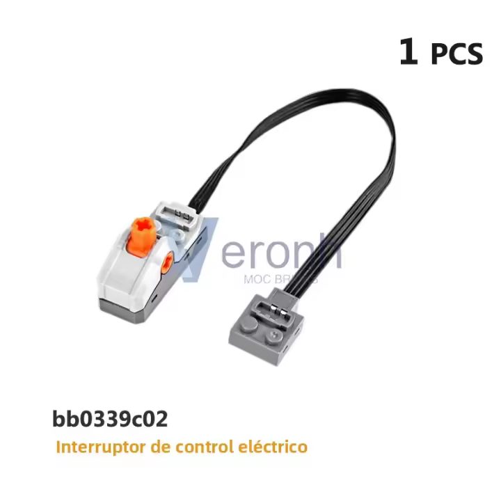 Kit De Control Inalámbrico IR Para Bloques De Construcción MOC Con Motor De Tren Servo Compatible Con Todas Las Marcas Batería No Incluida - 1