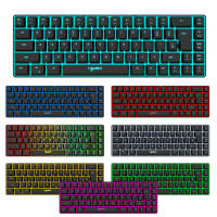 Teclado De Juego Ergonómico Mini 60% Con Retroiluminación RGB Teclado Membránico Compacto Para Windows PC Laptop Tableta - details 2