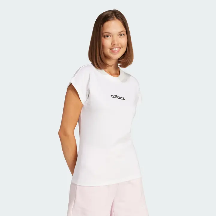 Camiseta Manga Corta Mujer entrenamiento Adidas Welin 2 V25 Blanco Adccwv2539Cd - 1