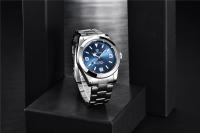 Reloj De Pulsera Mecánico Para Hombres BENYAR Marca De Lujo Acero Inoxidable Resistente Al Choque Con Marcadores Arábigos Y Calendario Completo - details 3