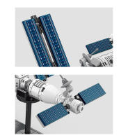 Bloques De Construcción Tiangong Estación Espacial Manned Modelo De Artesanía Para Niños Regalo De Cumpleaños Decoración De Espacio 1069 Piezas - details 4