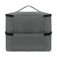 Estuche De Nailpolis De Nylon Para Fácil Almacenamiento Y Acceso Estuche Portátil Organizado Y Conveniente Para Transporte Negro - details 5