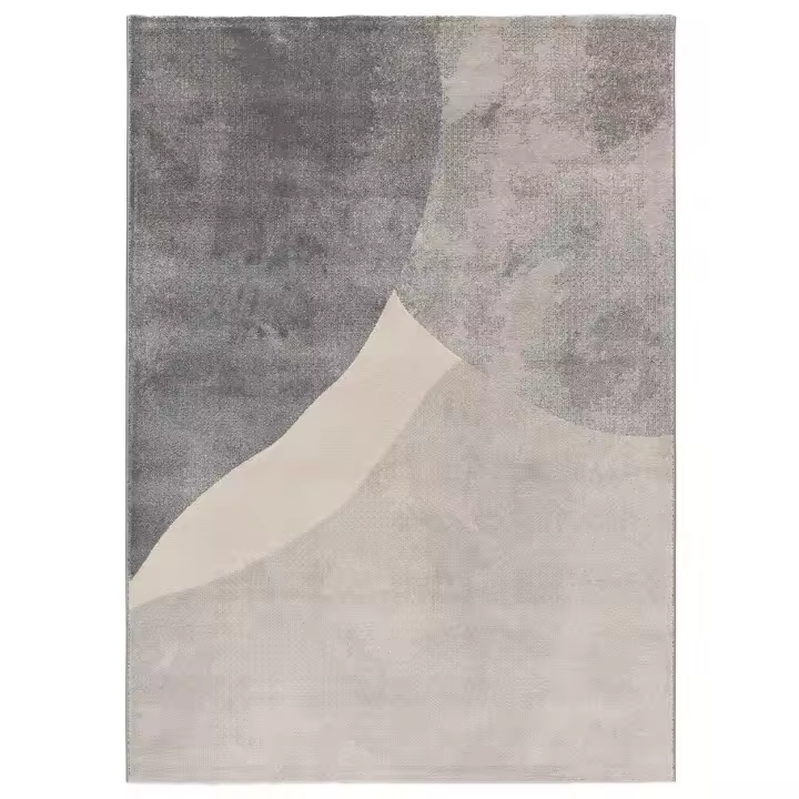 ATTICGO Alfombra de Interior de Estilo Geométrico en Plata - MONIC 12803 | 80X150, 140X200, 160X230 cm - 1
