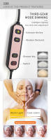 Lámpara De Luna Media LED Iluminación Para Pestañas Luz De Anillo Semi-permanente Para Belleza Mesa Pinza Cradle Maquillaje Tatuaje Salon De Uñas Extensiones - details 6