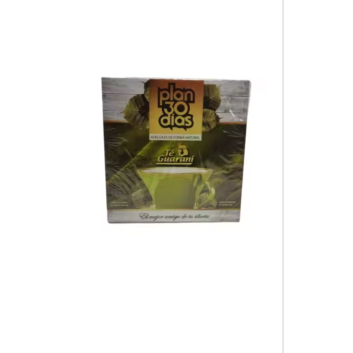 TE GUARANI - PLAN 30 DIAS - ADELGAZA DE FORMA NATURAL - TÉ - 60 SAQUITOS DE 3 GRAMOS CADA UNO - 1