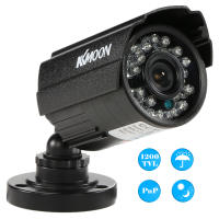 Cámara Analógica Bullet 200TVL Con 24 Lámparas IR Visión Nocturna Sensor CMOS Tamaño 1/3'' IR-CUT Impermeable Para Seguridad Doméstica Sistema PAL - details 4