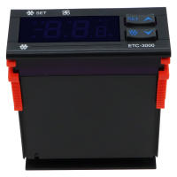 Controlador De Temperatura ETC-3000 Termómetro Digital Regulador Mini Termostato Con Doble Sensor NTC Para Refrigerador 220V - details 10
