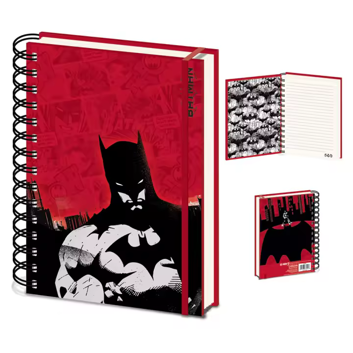 BATMAN - CUADERNO A5 ESPIRAL BATMAN RED - 1