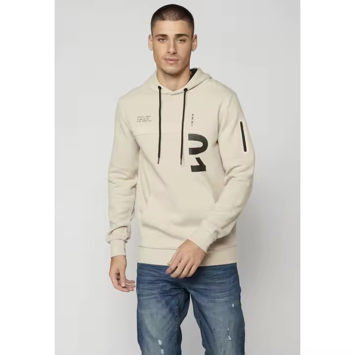 Sudadera con capucha de manga larga para hombre Koroshi - 1