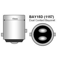 2Pcs 1156 BA15S P21W LED BAU15S PY21W BAY15D Lámpara De Auto Luz LED Para Coche 1157 P21/5W T25 T20 7443 3157 R5W 3030SMD Universal 12V/24V - details 7