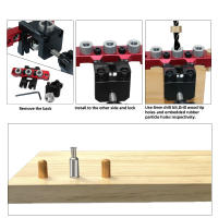 Kit De Guía De Perforación Para Agujeros De Bolsillo Ajustable 3 En 1 Localizador De Agujeros Herramienta De Madera Para Muebles - details 14