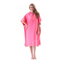 Poncho De Playa Con Capucha Para Adultos Toalla De Baño De Microfibra Toalla De Natación Wetsuit Toalla Cambio Surf - details 48