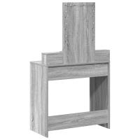 Mesa de tocador vidaXL con luces LED Gris Sonoma 79x41x140 cm - details 5