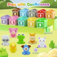 Juguetes Montessori Para Bebés Juego De Colores Y Números Con Muñecos De Dedo De Animal De Granja Para Niños De 3-6 Años - details 4
