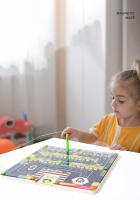Juguete De Habilidades Motoras Montessori De Madera Con Letras Magnéticas Y Laberinto Para Niños Regalo Para Niñas Y Niños De 3-12 Años - details 1