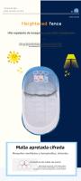 Capazo portátil-capazo de viaje/exterior ergonómico y plegable con mosquitera aisrante y transpirable - details 10