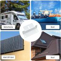 Soporte y Fijación de Panel Solar, 4 Piezas Soporte Z de Panel Solar para Montaje de Panel Solar, Soporte Z con Tuercas y Tornillos para Soporte y Fijación de Panel Solar de Autocaravana - details 3