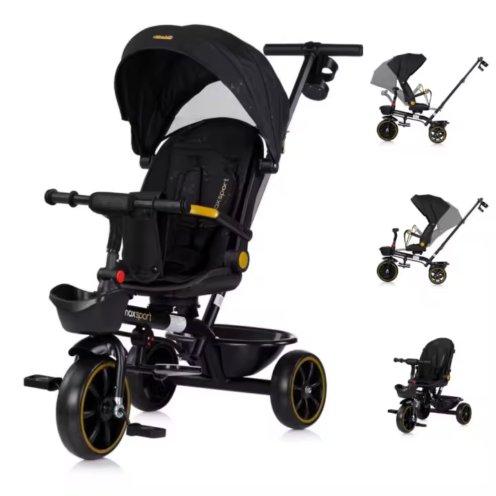 Chipolino Triciclo con Capota y Mango Parental MAX SPORT - 1