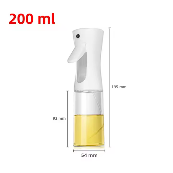 Botella De Aceite De Cocina Con Sprayer Ecológica Para Air Fryer BBQ Ensalada Hornear Asar Cocinar Herramienta De Cocina - 1