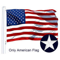 Bandera Estelar De Estrellas Y Pabellón Americano De Poliéster Con Encaje Decoración Patriótica Para Jardín Y Casa Resistente Al Clima Con Ganchos Para Palas Exterior - details 1