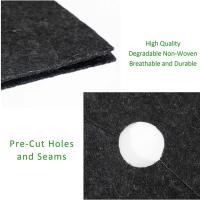 Anillo De Mulch Para Árboles No Tejido Barriera Antidesbarrapados Protector Mat Cubierta De Plantas Control De Malas Hierbas Jardinería 15cm-82cm - details 6