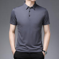 Camisa Polo De Verano Para Hombres 2024 Color Sólido Estilo Casual Comodidad Y Transpirabilidad Alta Calidad Polyester - details 4
