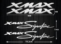 Pegatinas Reflectorivas Para Motocicleta YAMAHA XMAX 300 Adhesivos Para Cabezas De Moto Scooter Visera Y Casco Accesorios Decorativos De PET - details 0