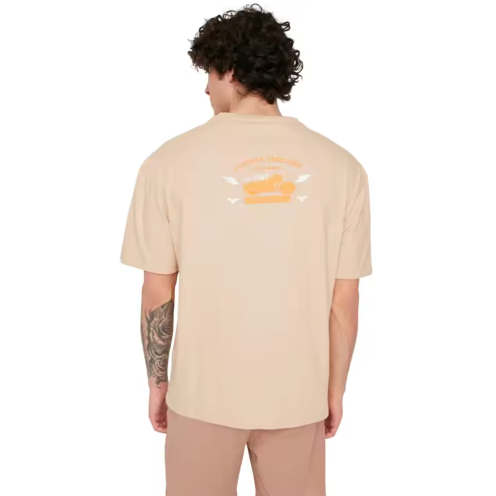 Trendyol Stone Oversize/Wide Cut Motorcycle Printed 100% Cotton Short Sleeve T-Shirt Tmnss22Ts1425 - 1
