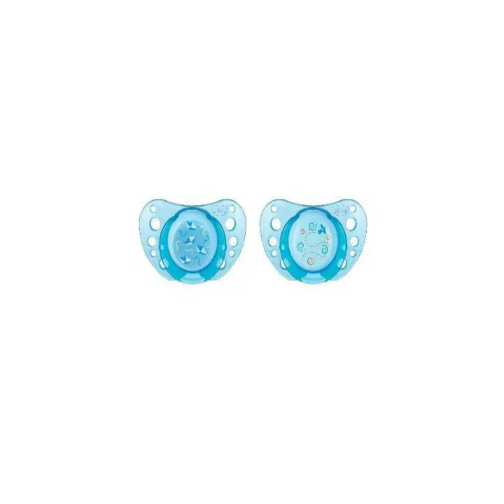 CHICCO PHYSIO AIR CHUPETE CAUCHO ANATOMICO AZUL 0-6 M 2 CHUPETES - 1