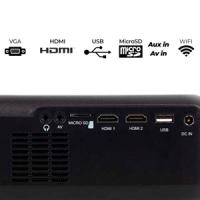 Proyector portátil Cinema Deluxe - WiFi - 7.000 Lúmenes - LED 1280x720 Full HD - Mando a distancia - Conexión HDMI, USB, AV IN, MicroSD  PRIXTON - details 3
