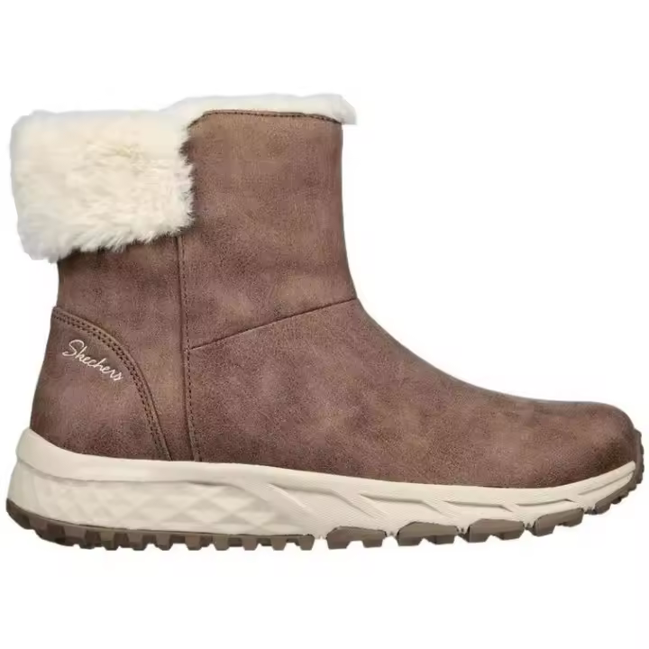 Botines Skechers Escape Plan Cozy Collab para mujer en color marron - 1