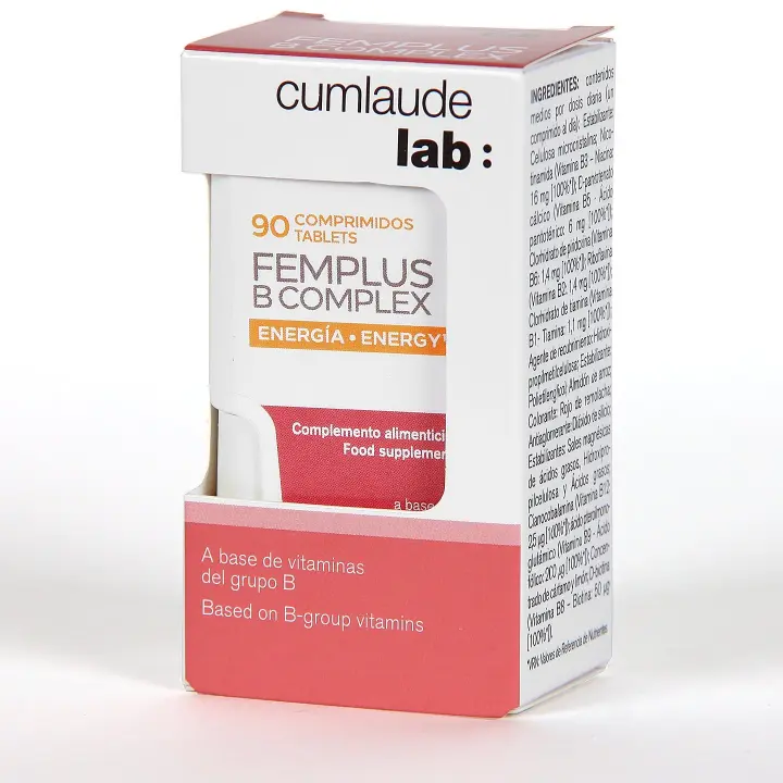 CUMLAUDE LAB: FEMPLUS B COMPLEX 90 COMPRIMIDOS - 1