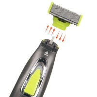 Afeitadora Eléctrica MLG Para Hombres Y Mujeres Trimmer Portátil USB Cuchilla T-Shaped Washable Para Barba Axilas Y Cuerpo - details 4
