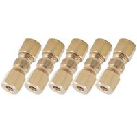 Kit De Conectores De Lines De Freno Hydraulico 5pcs Tamaño 3/16" OD Juego De Fitting De Latón Para Automóvil Accesorios De Coche - details 12