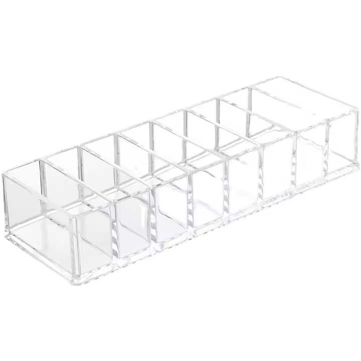 Organizador De Maquillaje Transparente De Acrílico Para Almacenamiento De Joyería Caja De Despensa Para El Hogar Y Escritorio - 1