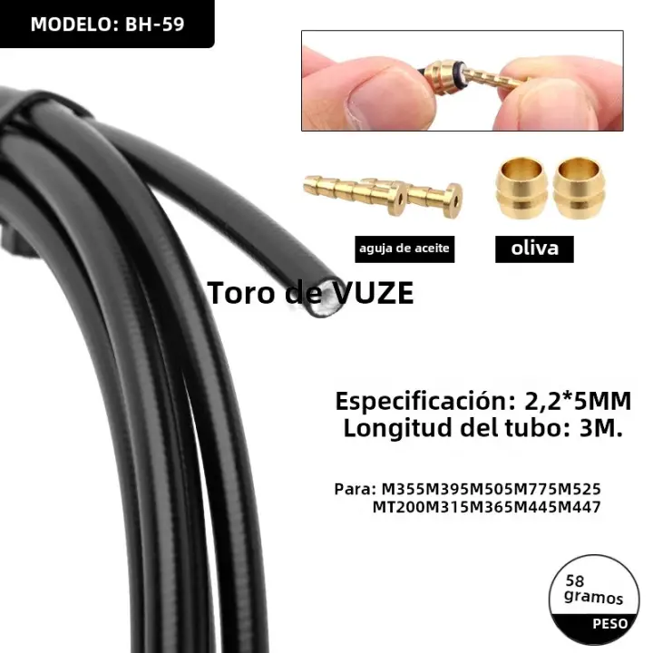 Anillo De Presión Para Tubo De Aceite De Frenado De Bicicleta MTB Apto Para BH90 BH59 M395 M375 Accesorio De Reparación De Bicicleta - 1