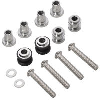 Kit De Montaje Desmontable Para Harley Fat Bob Heritage Classic Softail 18-2024 Barra Sissy Con Apoyabrazos Accesorios De Motocicleta Material De Aluminio Cromado - details 3