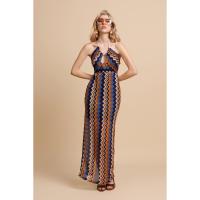 Vestido largo halter - details 0